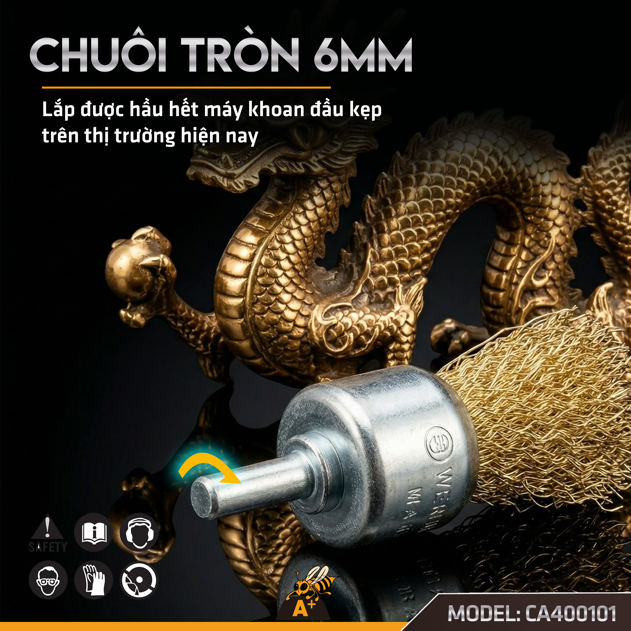 CA400101- CHỔI ĐÁNH RỈ DẠNG BÚT LẮP MÁY KHOAN (4)