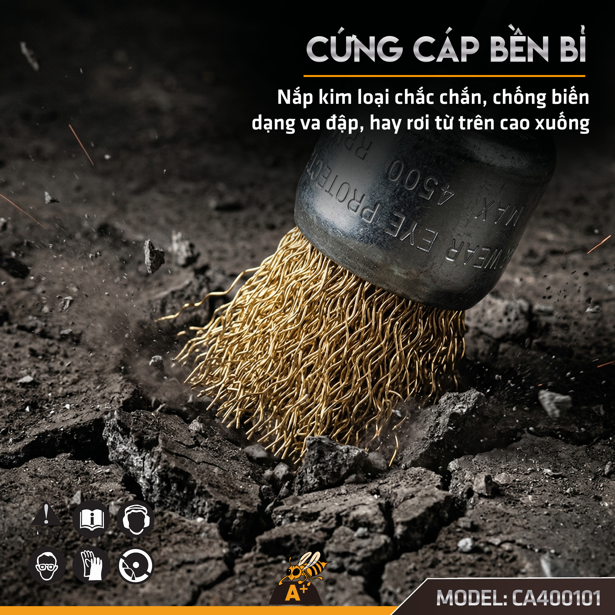 CA400101- CHỔI ĐÁNH RỈ DẠNG BÚT LẮP MÁY KHOAN (7)