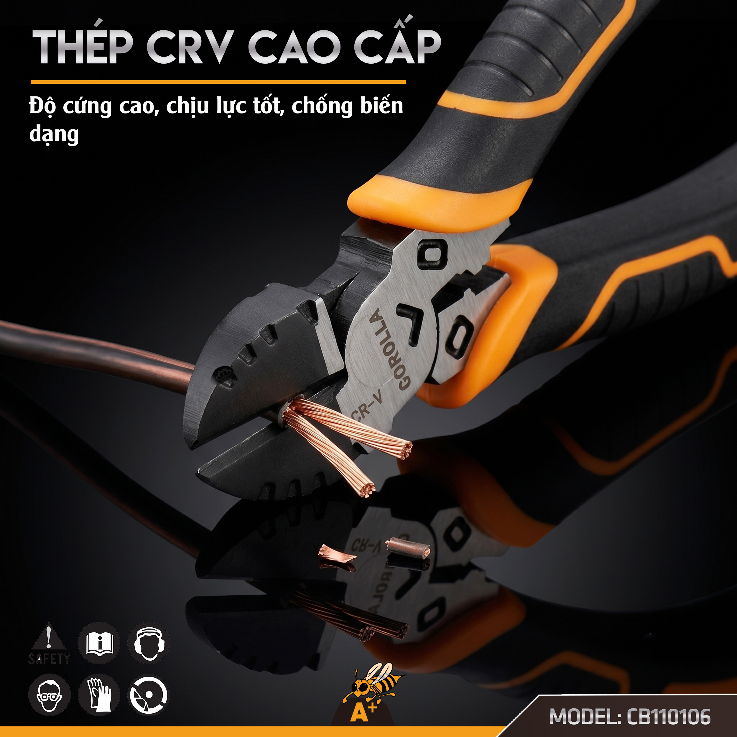 CB110106 - KÌM CẮT VÁT CAO CẤP (THÉP CR-V) 2