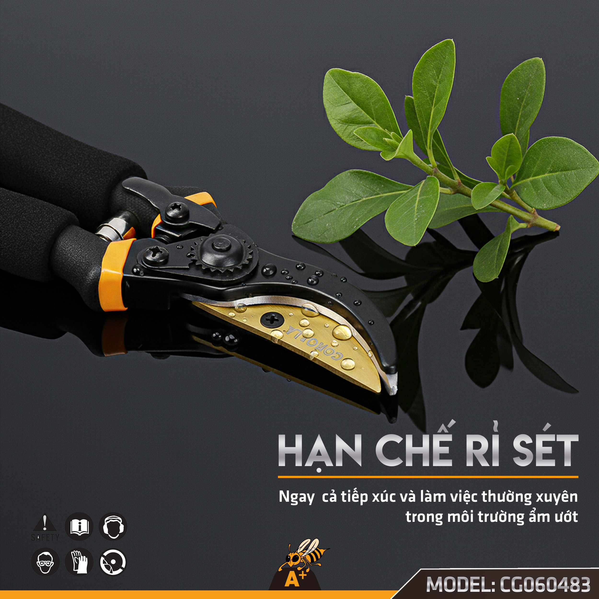 CG020483-KÉO CẮT tỉa cành cao cấp 8.3 INCH (3)