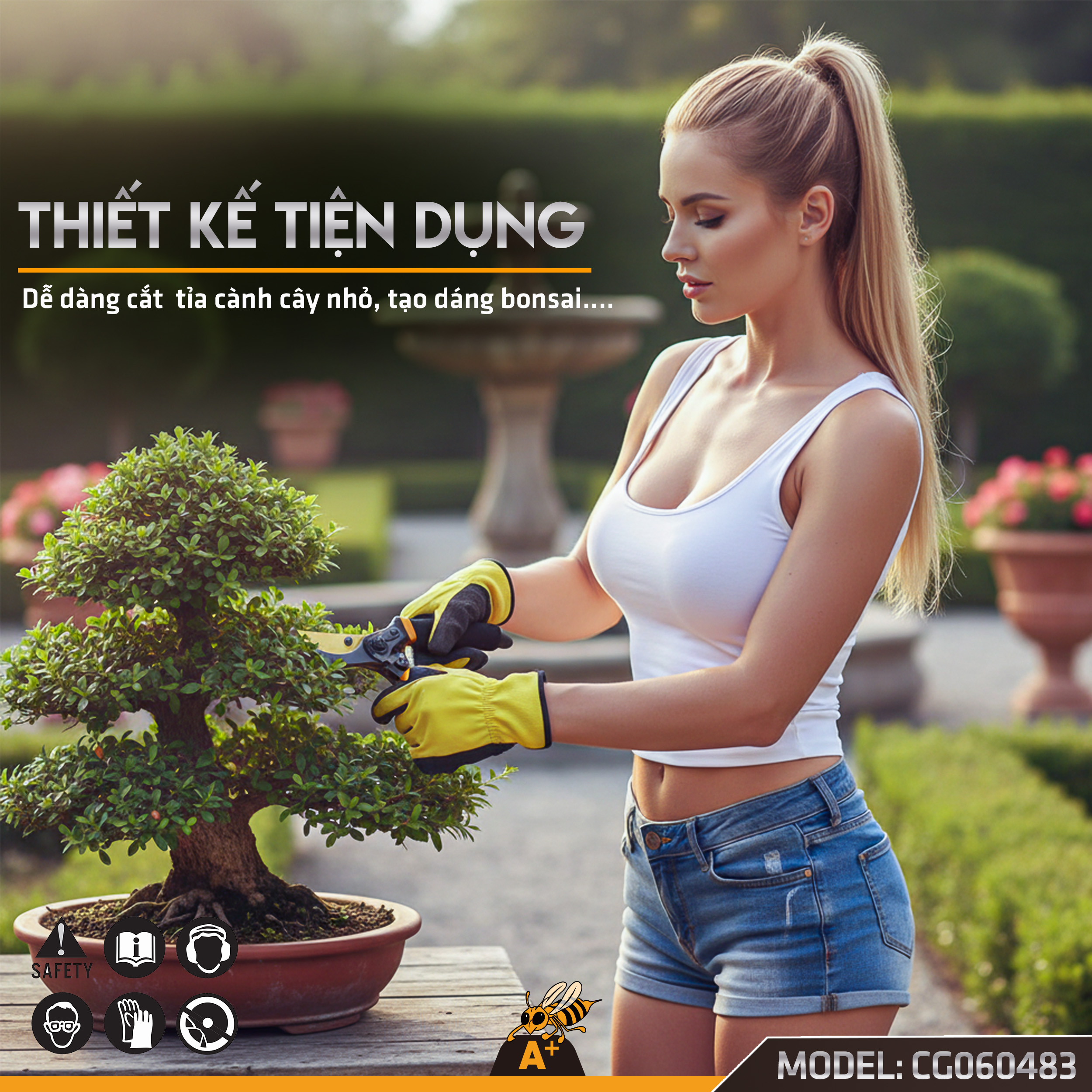 CG020483-KÉO CẮT tỉa cành cao cấp 8.3 INCH (4)