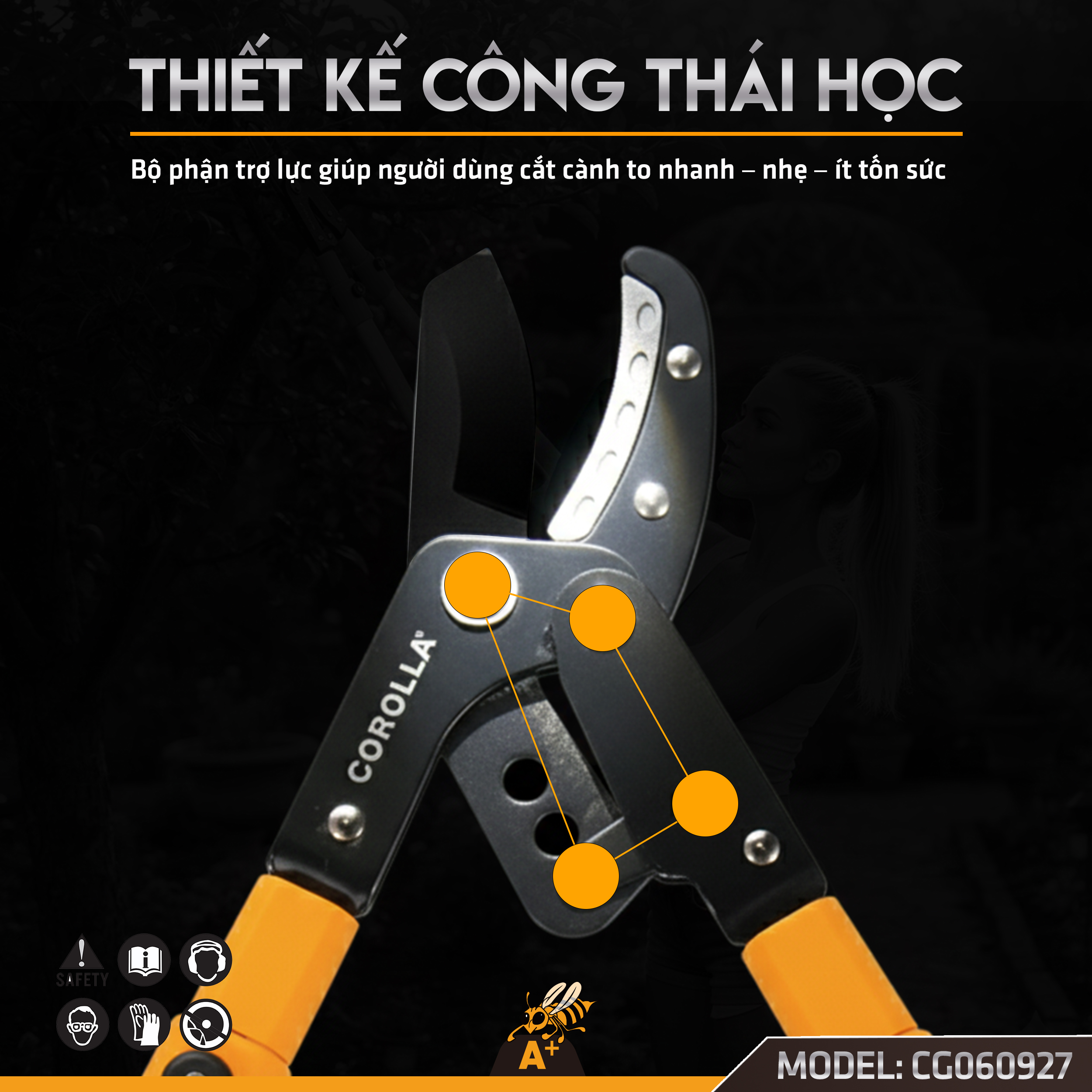 CG060927 - KÉO CẮT CÀNH 27 INCH (4)