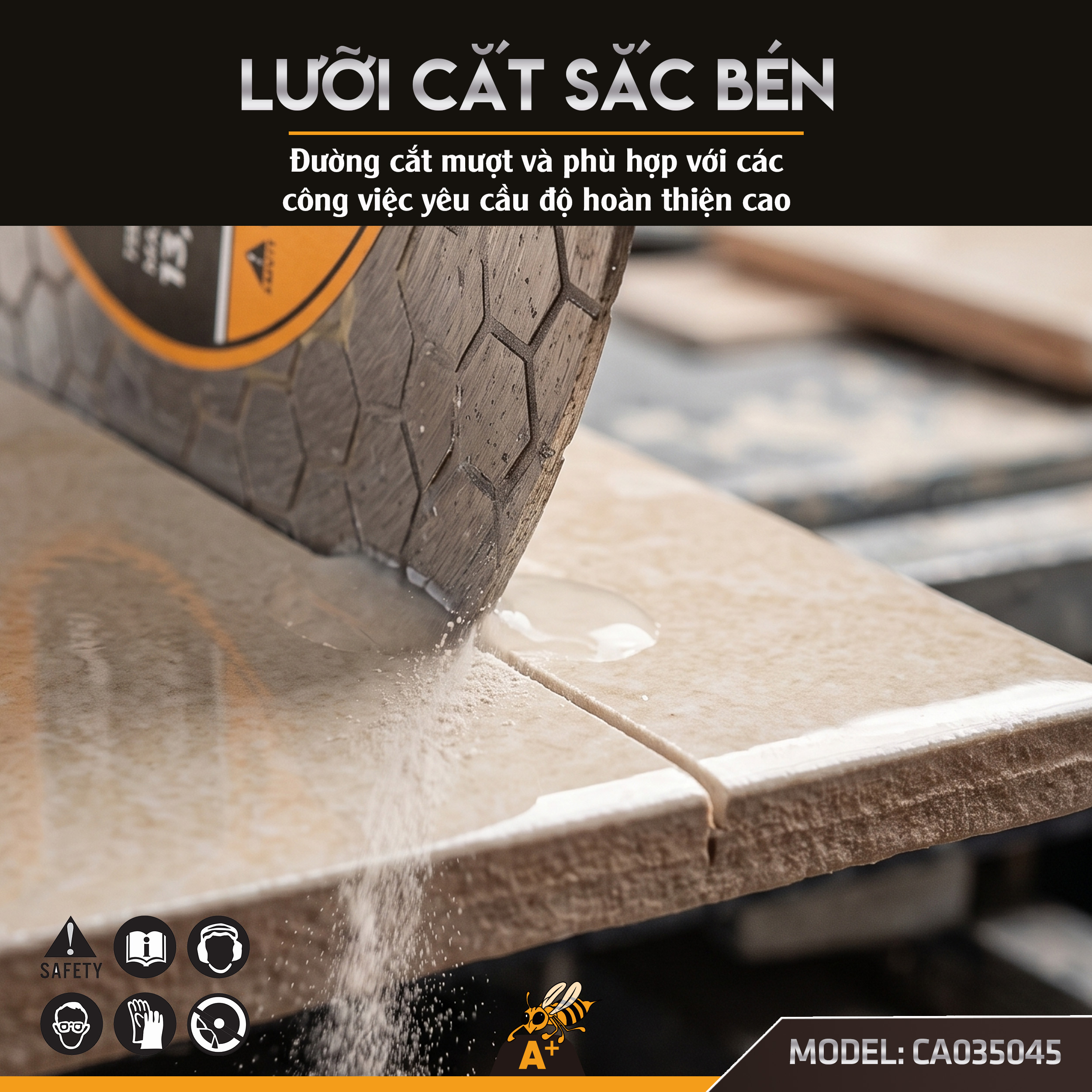 LƯỠI CẮT GẠCH ĐA NĂNG - ME TRÒN TRÀN VIỀN 115MM 3